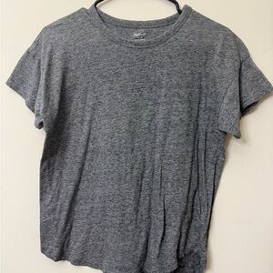 Madewell Heathered Gray Crewneck Tee